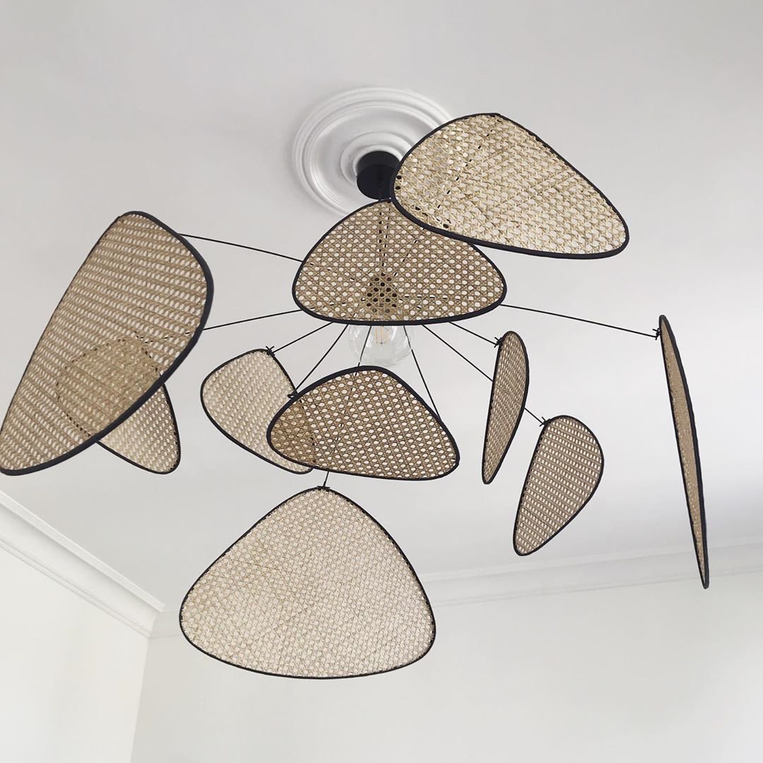 Leaf Rattan Lamp